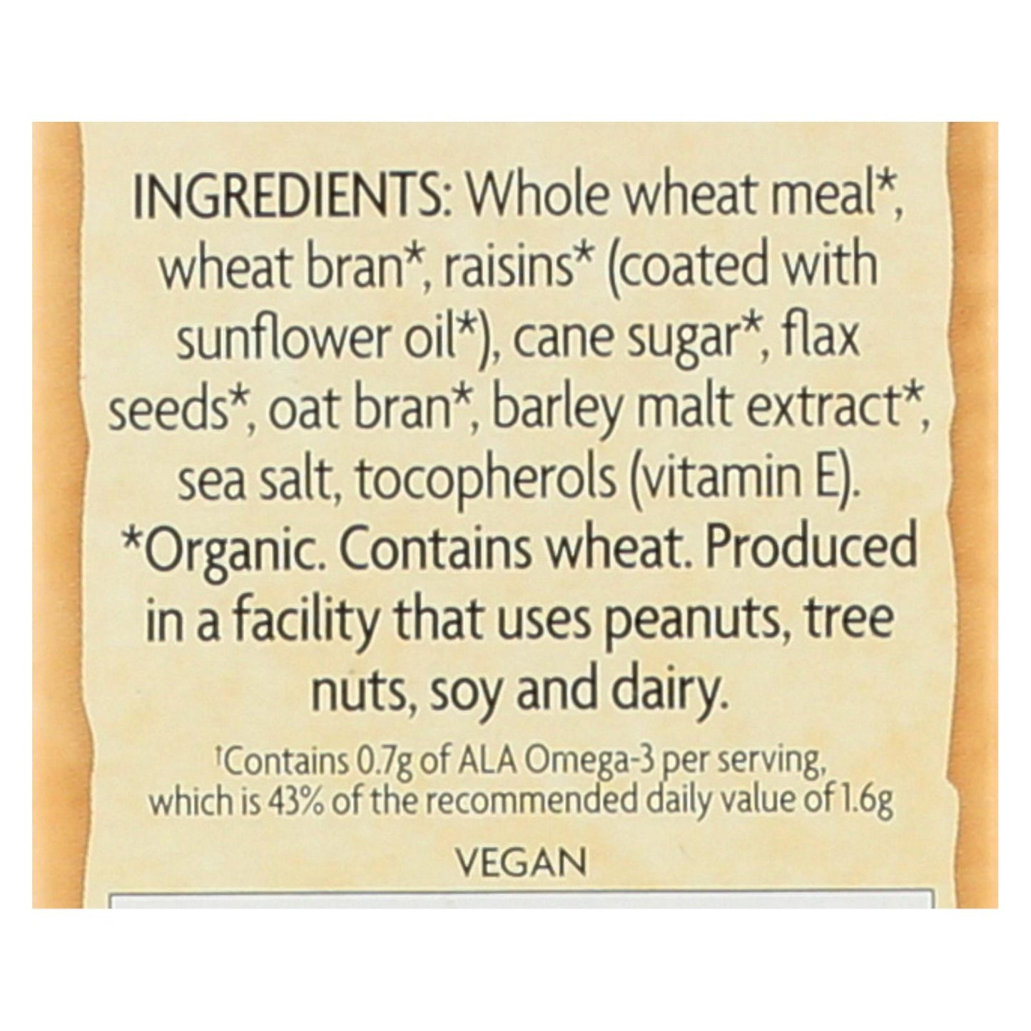 Nature's Path Organic Flax Plus Raisin Bran Cereal - Case Of 12 - 14 Oz.