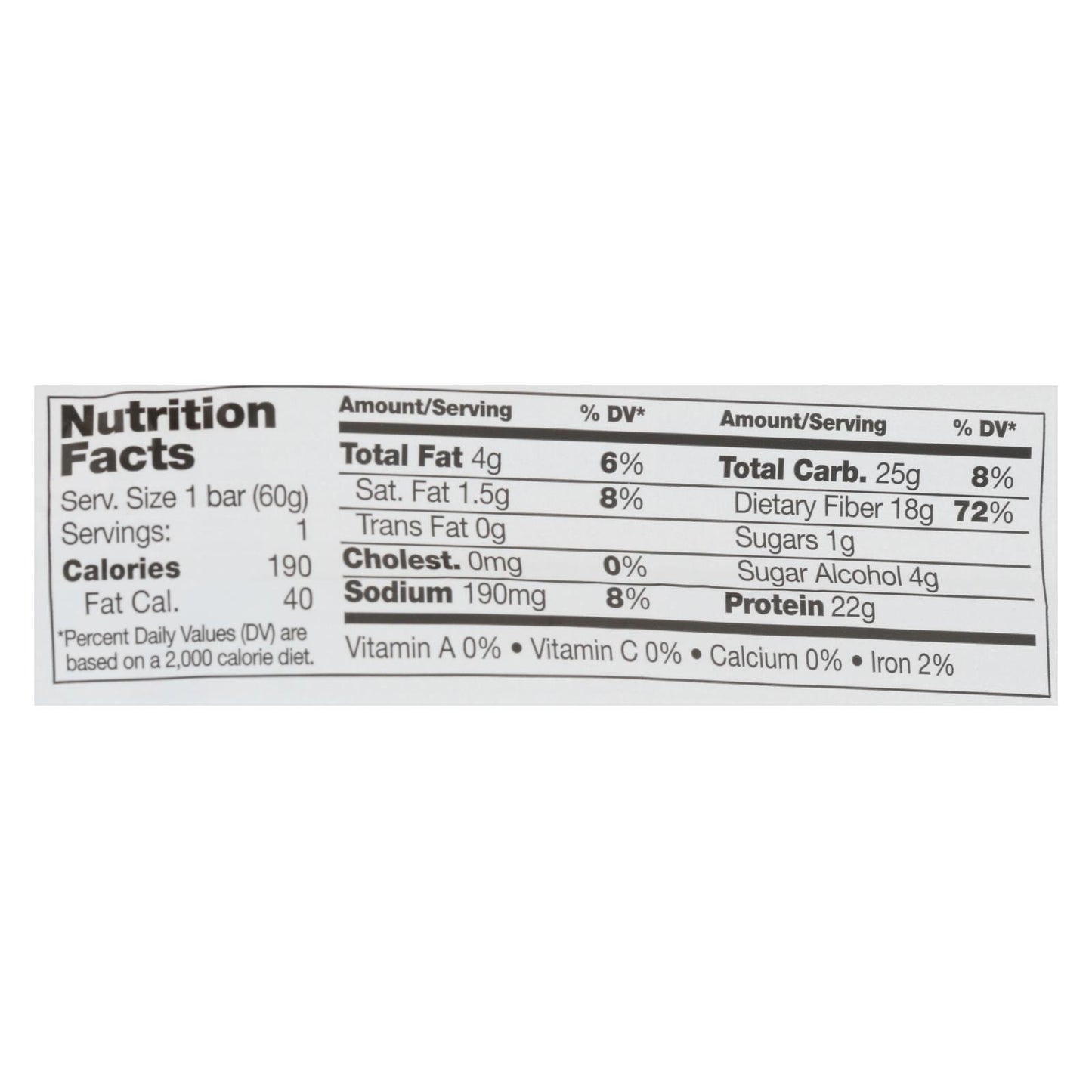 D's Naturals The No Cow Bar Lemon Meringue Pie Protein Bar - Case Of 12 - 2.12 Oz