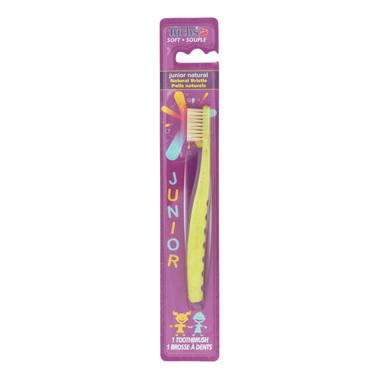 Fuchs Natural Bristle Junior Toothbrush  - Case Of 12 - Ct