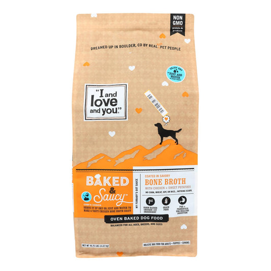 I And Love And You - Dog Food Baked Saucy Ckn - Case Of 1 - 10.25 Lb