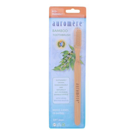 Auromere - Tbrush Bamboo - Case Of 6 - 1 Ct