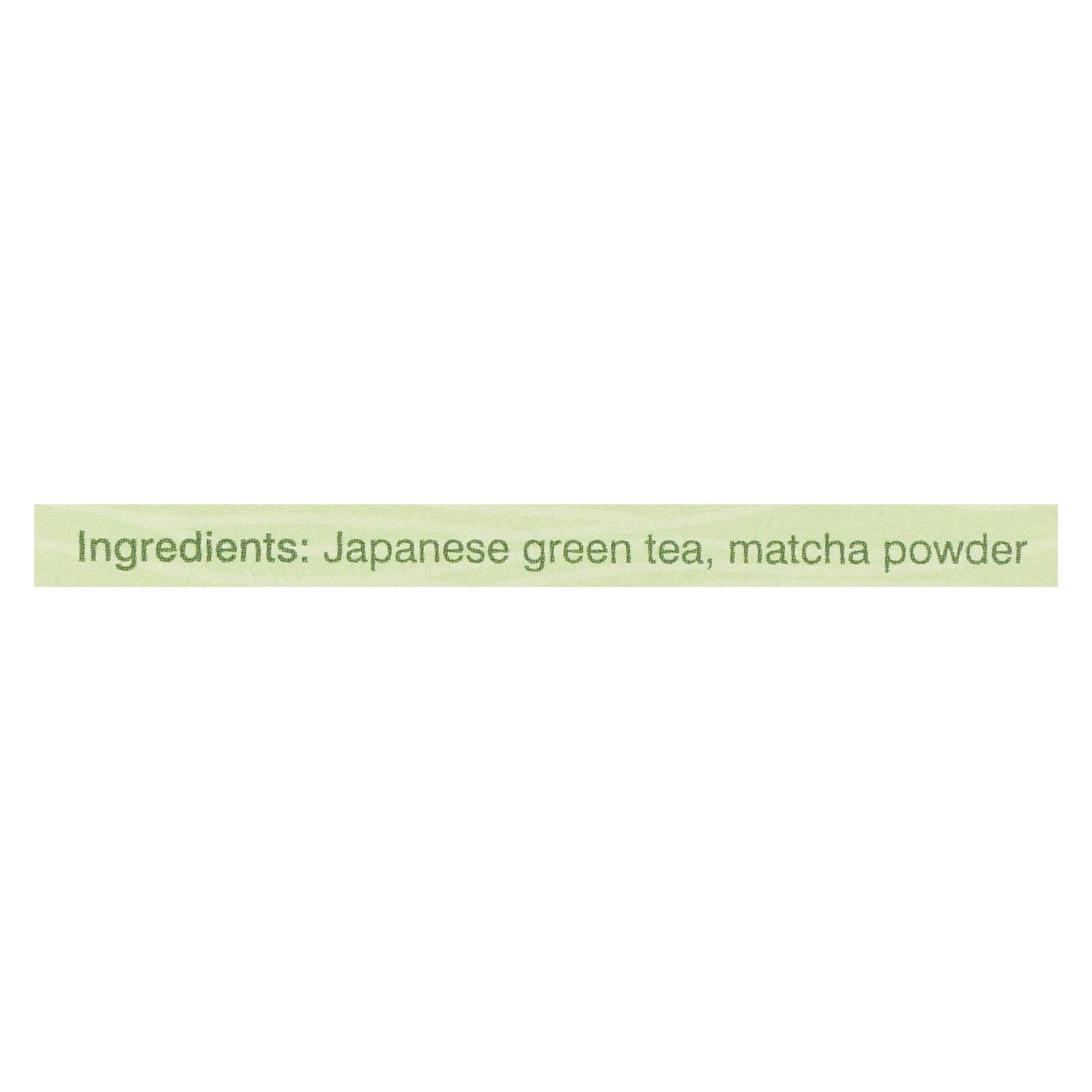 Matcha Love In Matcha Green Tea Traditional Flavor  - Case Of 6 - 10 Bags