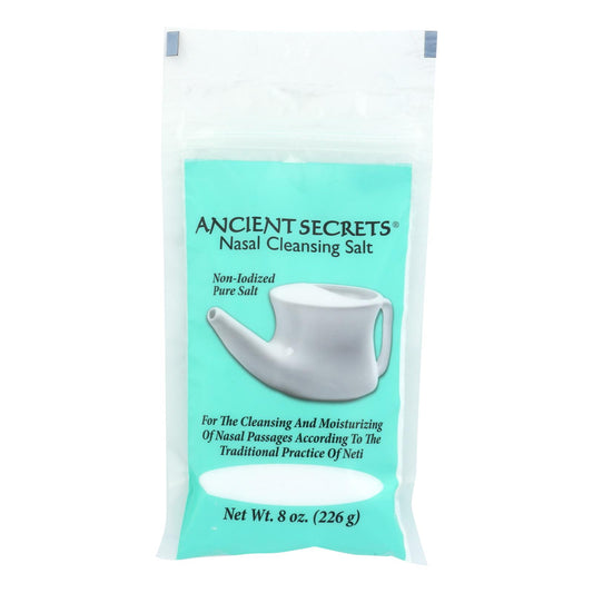 Ancient Secrets Nasal Cleansing Pot Salt - 8 Oz