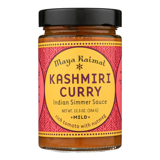 Maya Kaimal Indian Simmer Sauce Kashmiri Curry - Case Of 6 - 12.5 Oz.