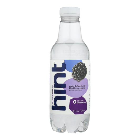 Hint Blackberry Water - Blackberry - Case Of 12 - 16 Fl Oz.