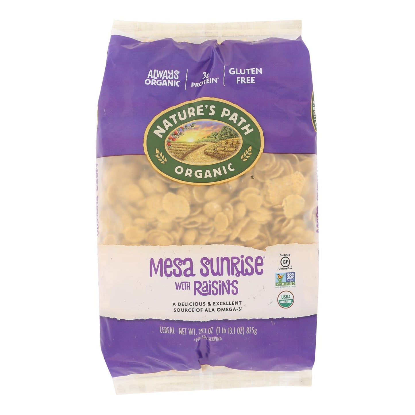 Nature's Path Organic Mesa Sunrise Flakes With Raisins - Case Of 6 - 29.1 Oz.