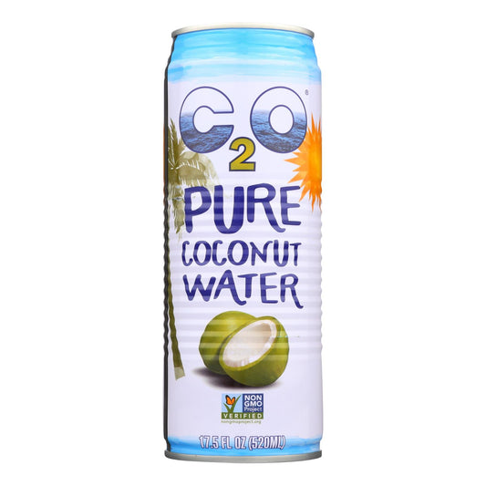 C2o - Pure Coconut Water Pure Coconut Water - Case Of 12 - 17.5 Fl Oz