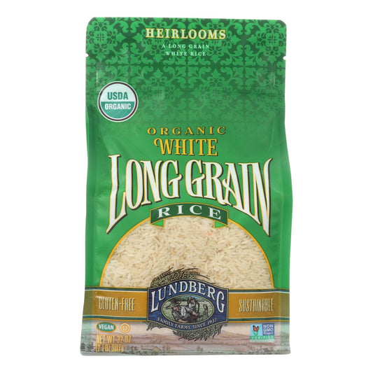 Lundberg Family Farms Organic White Organic Long Grain Rice - Case Of 6 - 2 Lb.