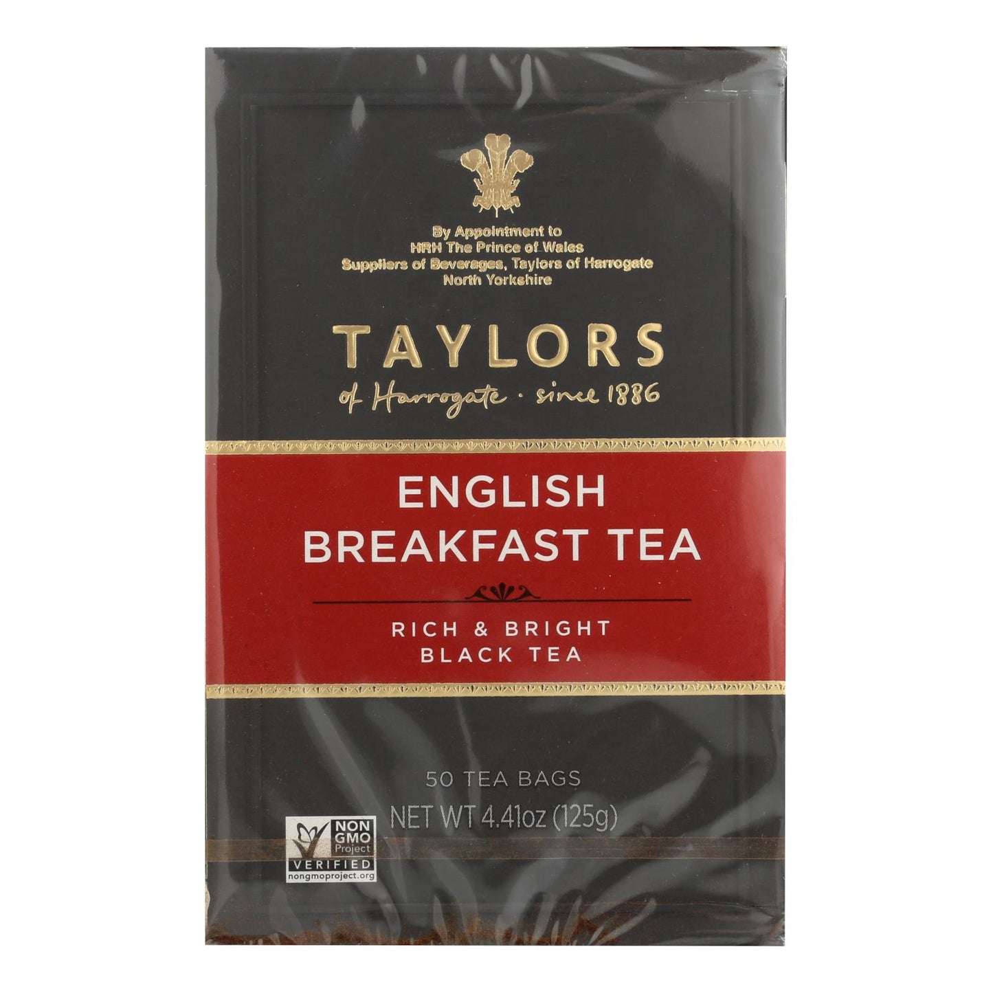 Taylors Of Harrogate English Breakfast Tea Bags - Case Of 6 - 50 Bag