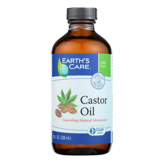 Earth's Care - Castor Oil - 1 Each - 8 Oz