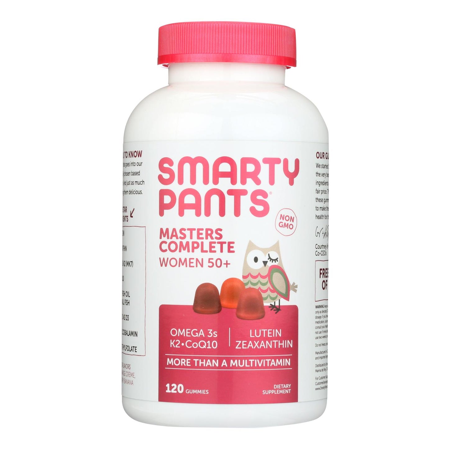 Smartypants Masters Complete Women 50+ Blueberry Orange Crème Strawberry Banana Gummies  - 1 Each - 120 Ct