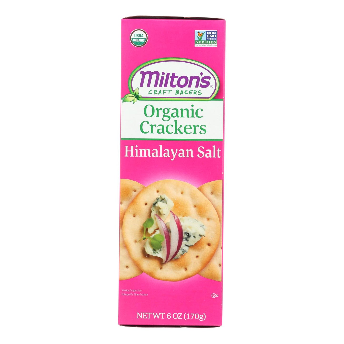 Miltons - Baked Crackers Hm Salt - Case Of 8 - 6 Oz