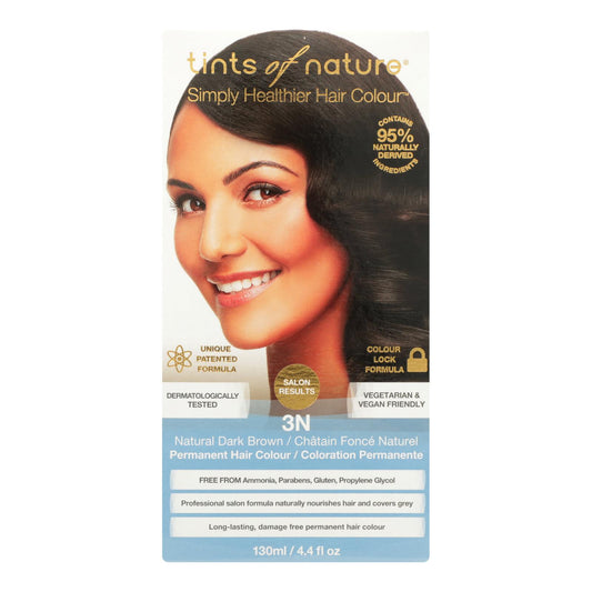 Tints Of Nature 3n Natural Dark Brown Hair Color  - 1 Each - 4.4 Fz