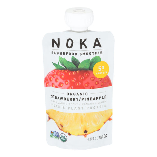 Noka - Smoothie Straw Pineap - Case Of 6 - 4.22 Oz