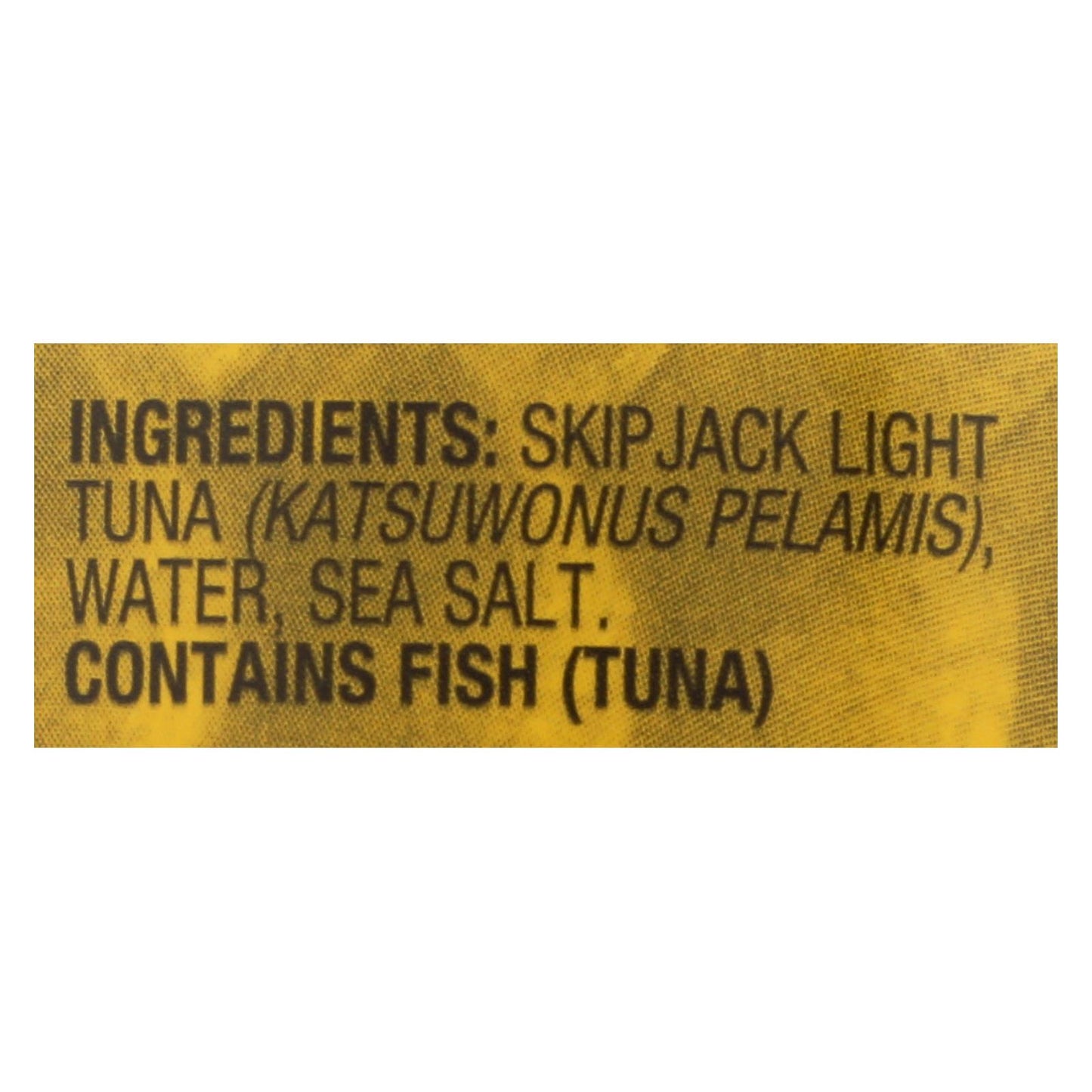 Sustainable Seas - Tuna Chunk Light In H2o - Case Of 12 - 5 Oz