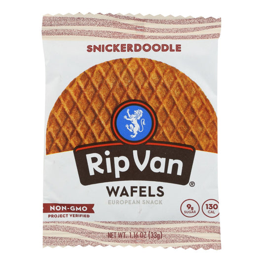 Rip Vanilla Wafels - Wafel Snickerdoodle Singl - Case Of 12 - 1.16 Oz