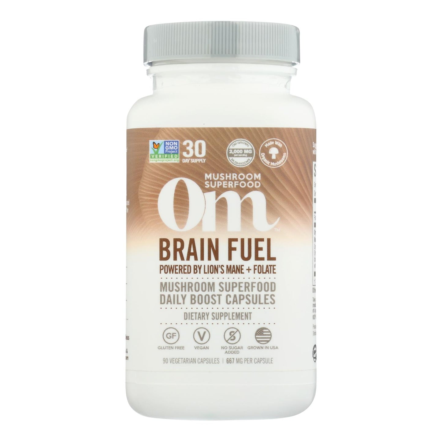 Om - Mush Sprfd Brain Fuel - 1 Each - 90 Ct