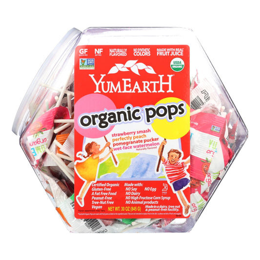 Yumearth Counter Top Assorted Fruit Lollipops Bin  - 1 Each - 30 Oz