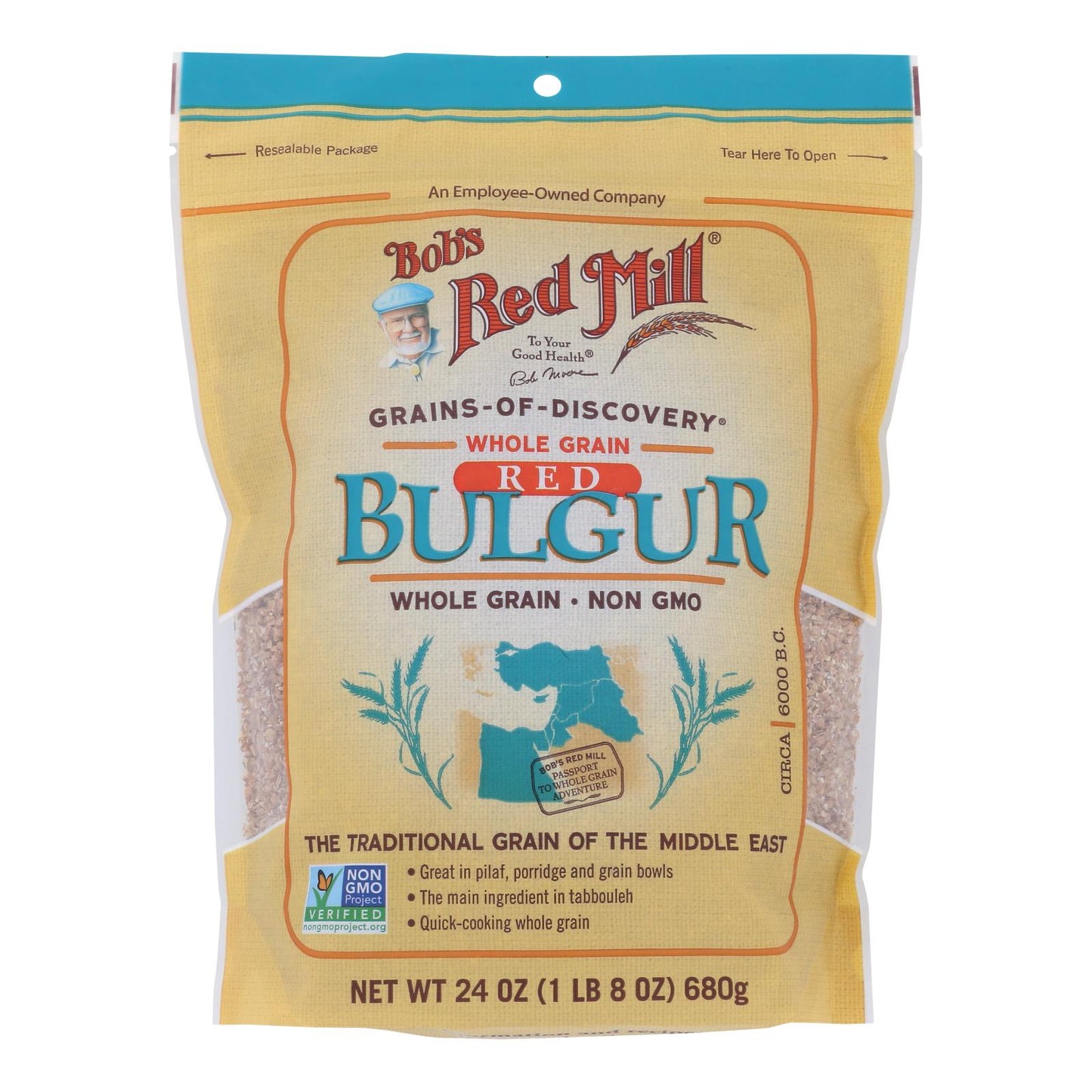 Bob's Red Mill - Bulgur Red Wheat - Case Of 4-24 Oz