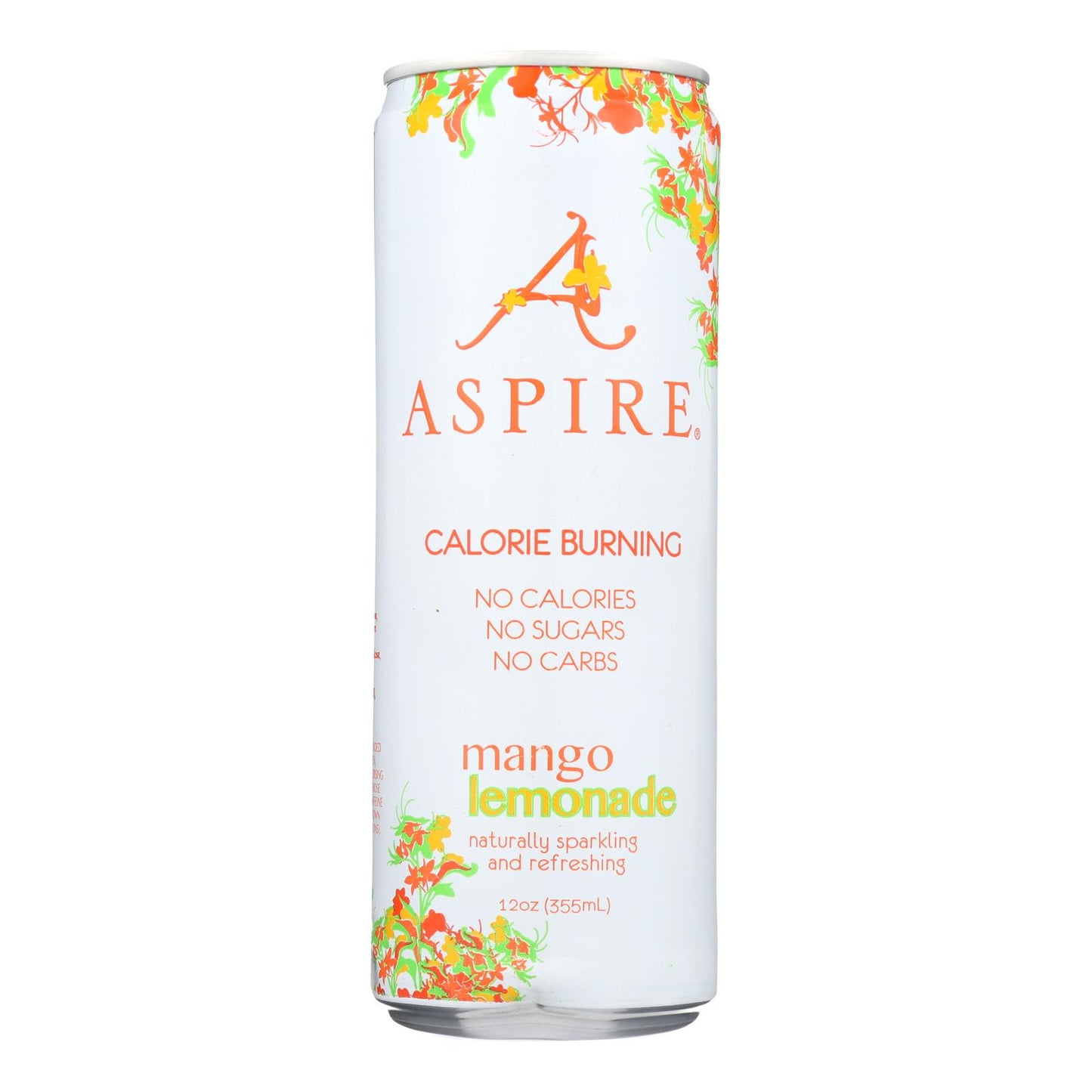 Aspire Healthy Energy - Sparkling Mango Lemonade - Case Of 12 - 12 Oz