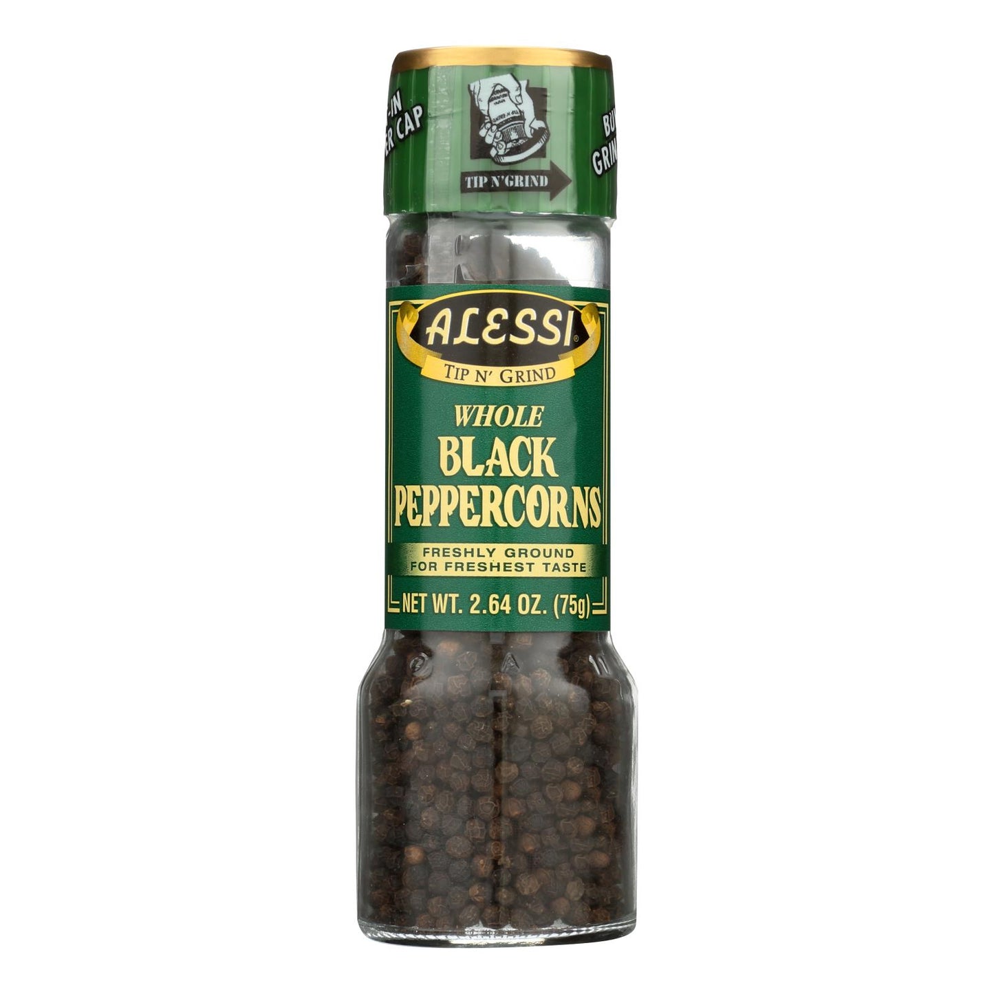 Alessi - Grinder - Whole Black Peppercorns - Large - 2.64 Oz