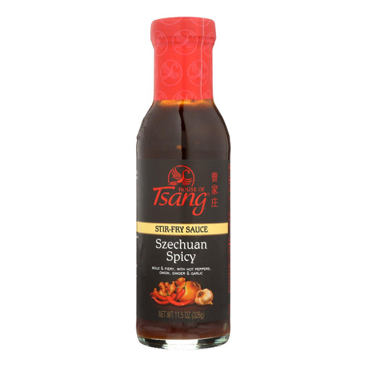 House Of Tsang - Szechuan Spicy Stir-fry Sauce - Case Of 6 - 11.5 Oz.