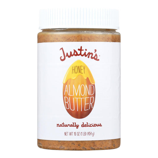 Justin's Nut Butter Almond Butter - Honey - Case Of 6 - 16 Oz.