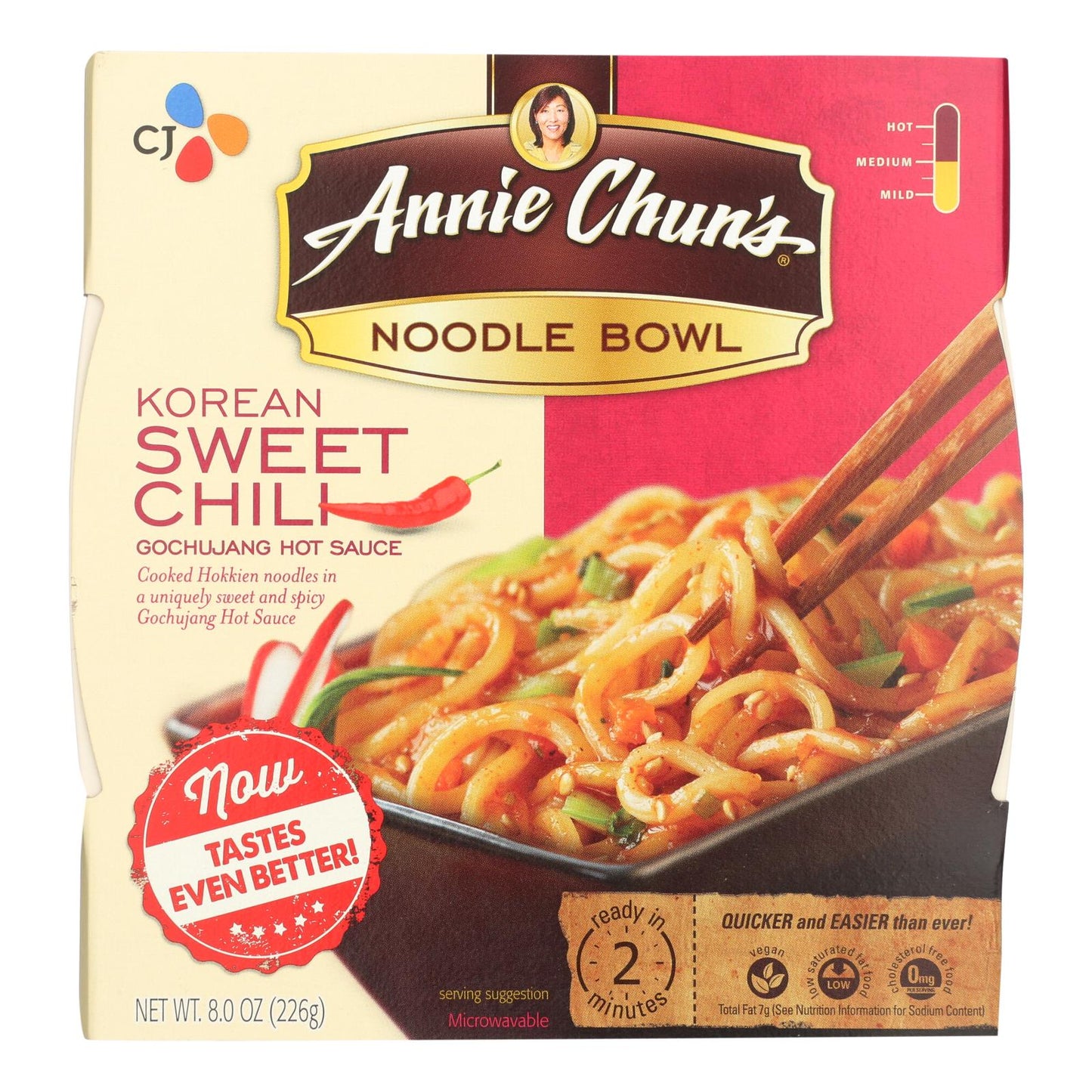 Annie Chun's Korean Sweet Chili Noodle Bowl - Case Of 6 - 7.9 Oz.