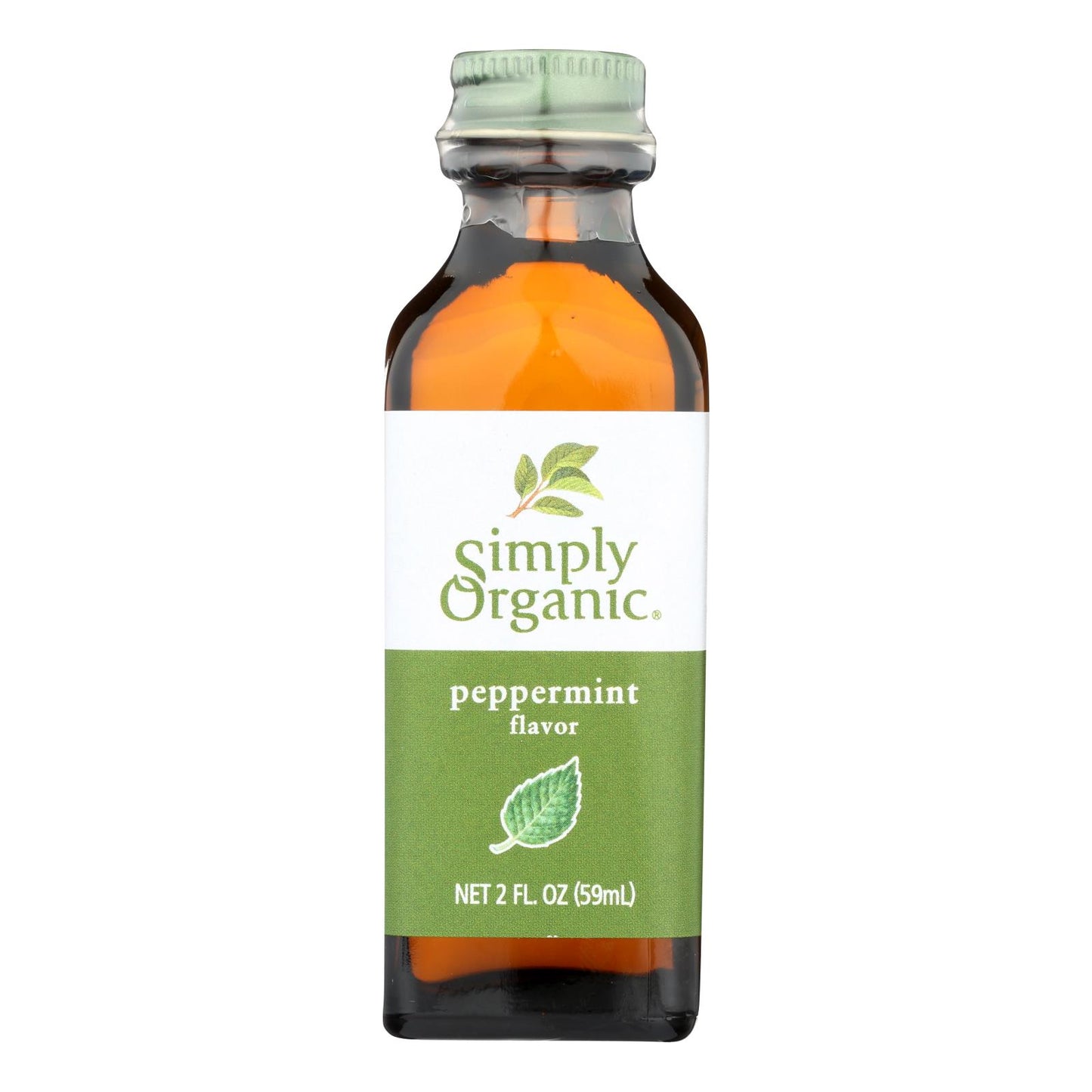 Simply Organic Peppermint Flavor - Organic - 2 Oz