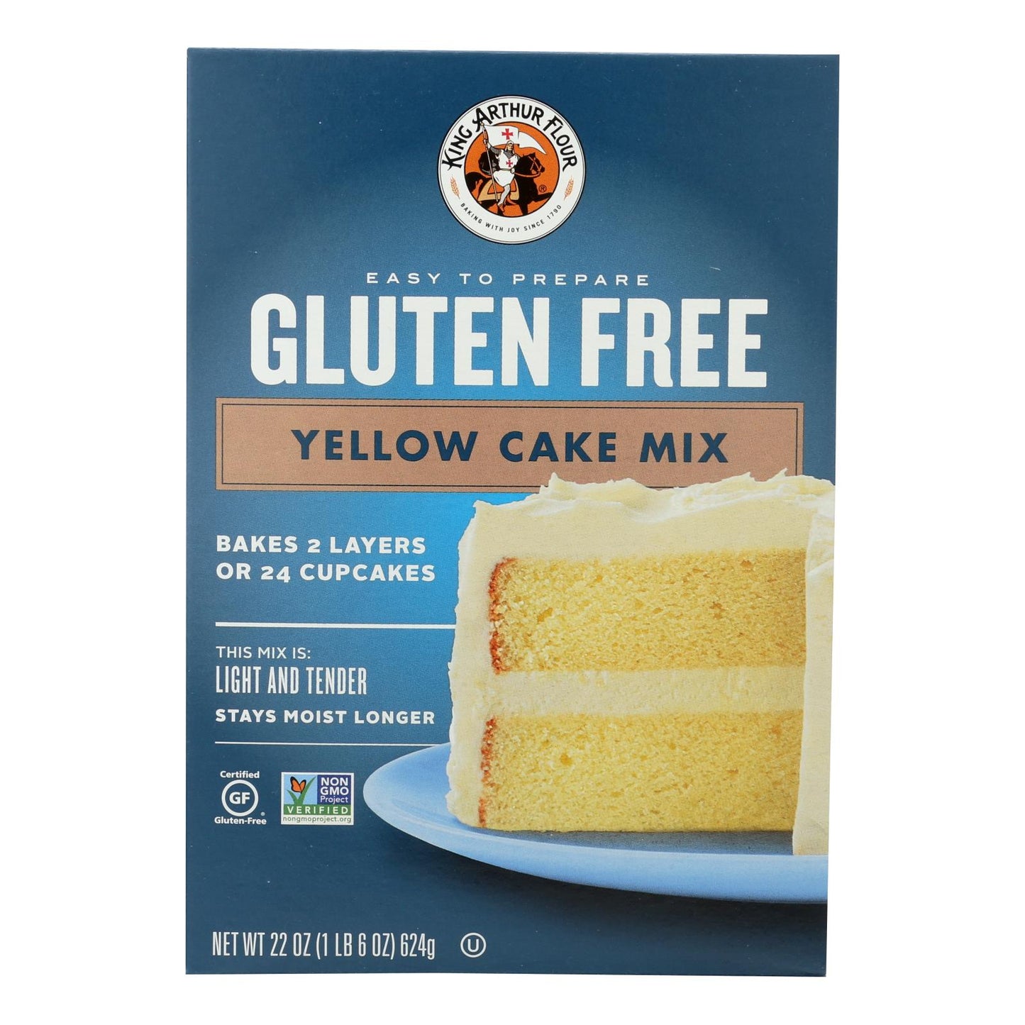 King Arthur Yellow Cake Mix - Case Of 6 - 22 Oz.