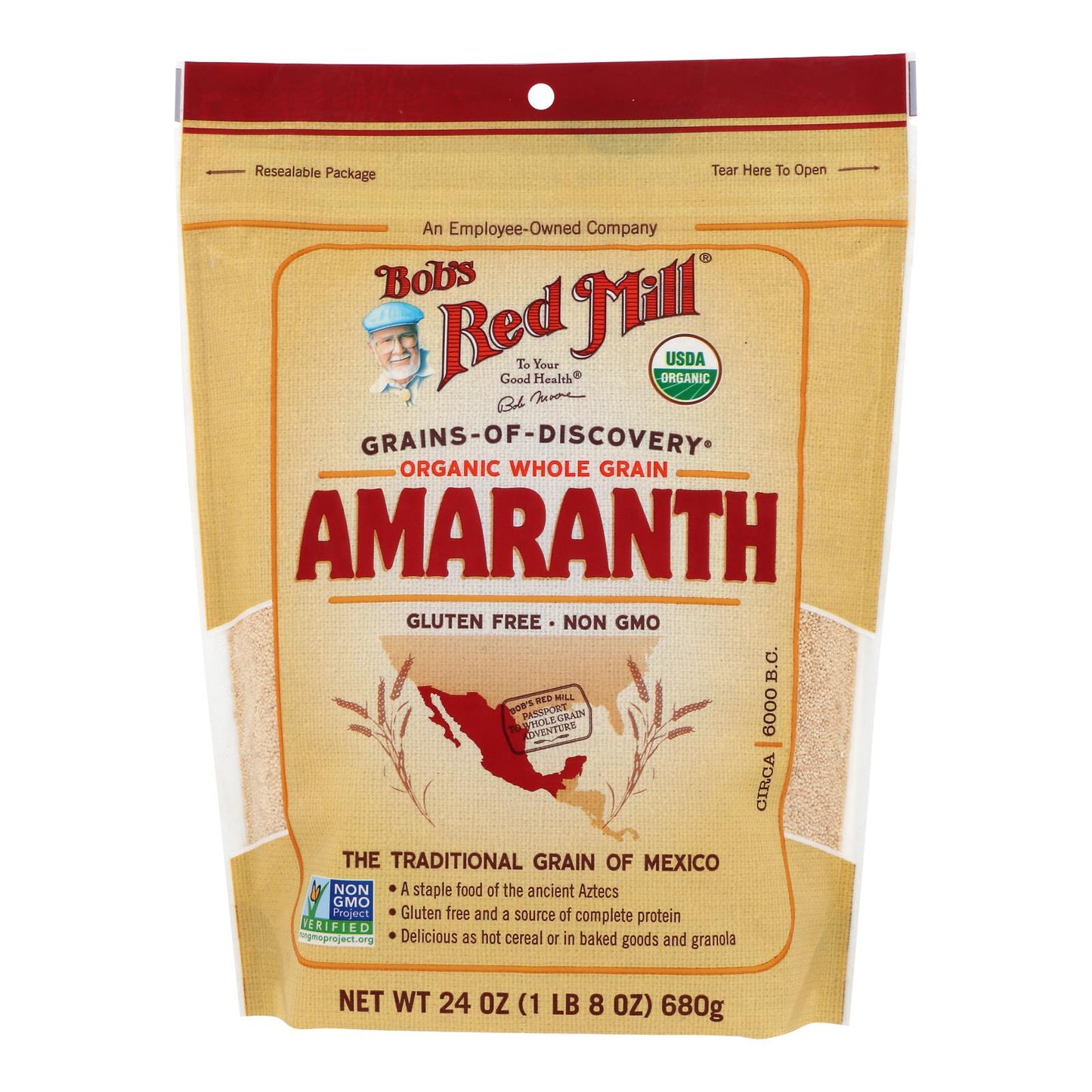 Bob's Red Mill - Amarantha Grain - Case Of 4 - 24 Oz