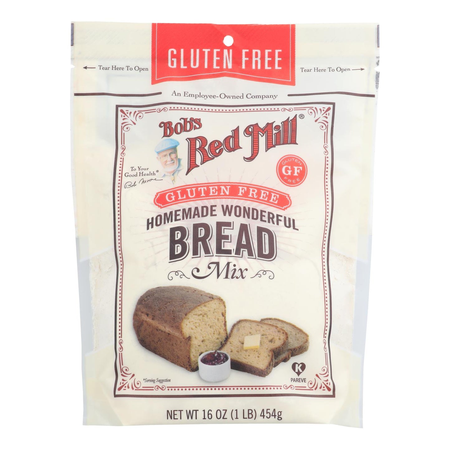 Bob's Red Mill - Bread Mix Homemade Wndrfl Gluten Free - Case Of 4-16 Oz