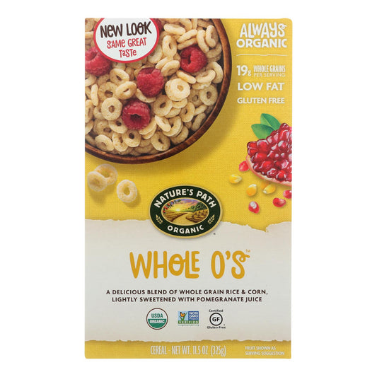 Nature's Path Organic Whole O's Cereal - Case Of 12 - 11.5 Oz.