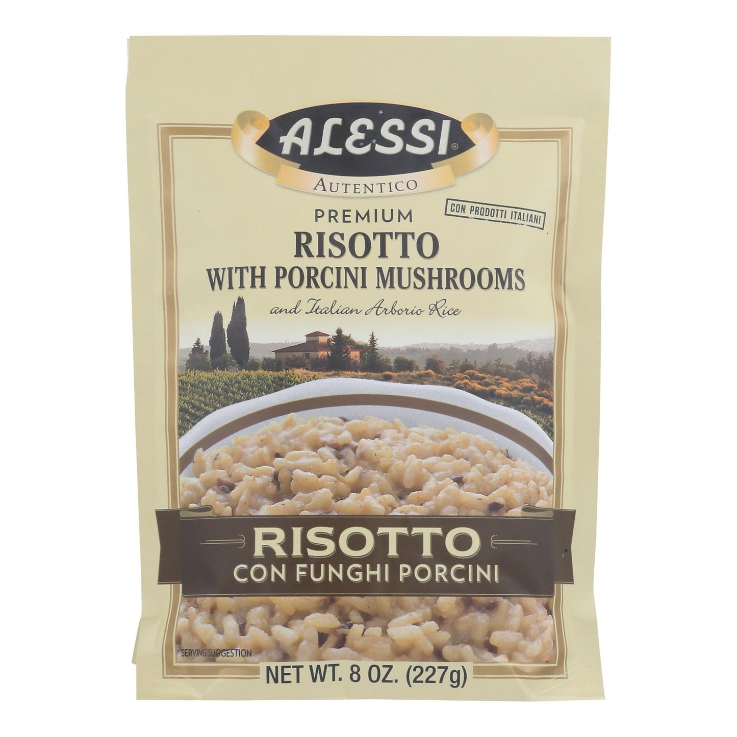 Alessi - Funghi Risotto - Porcini Mushrooms - Case Of 6 - 8 Oz.