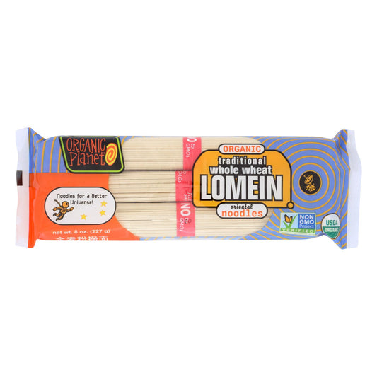 Organic Planet Traditional Whole Wheat Lomein Oriental Noodles - Case Of 12 - 8 Oz.