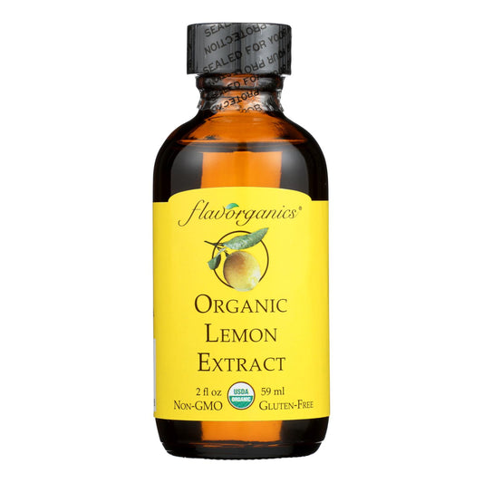 Flavorganics Organic Lemon Extract - 2 Oz