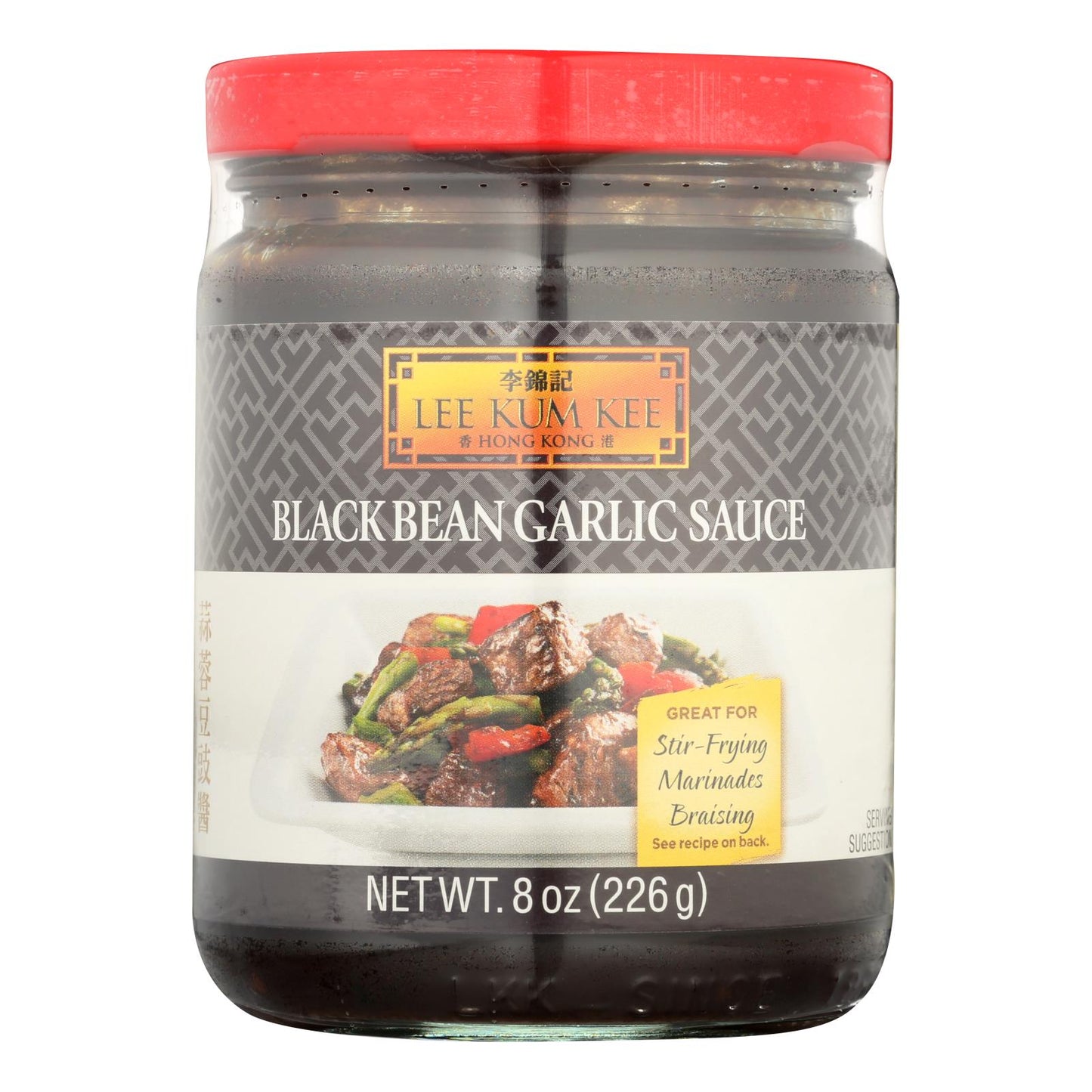 Lee Kum Kee Sauce - Black Bean Garlic - Case Of 6 - 8 Oz.