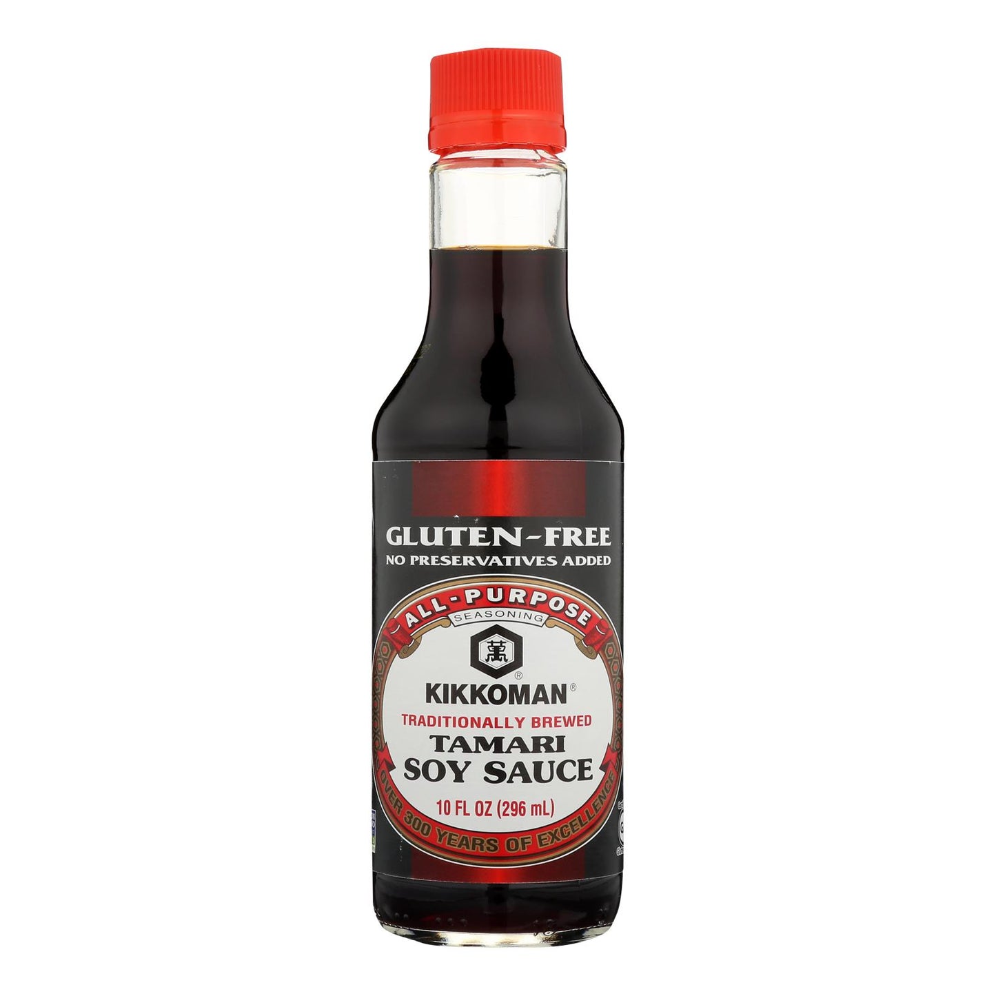 Kikkoman Tamari Soy Sauce - Naturally Brewed - Case Of 6 - 10 Fl Oz