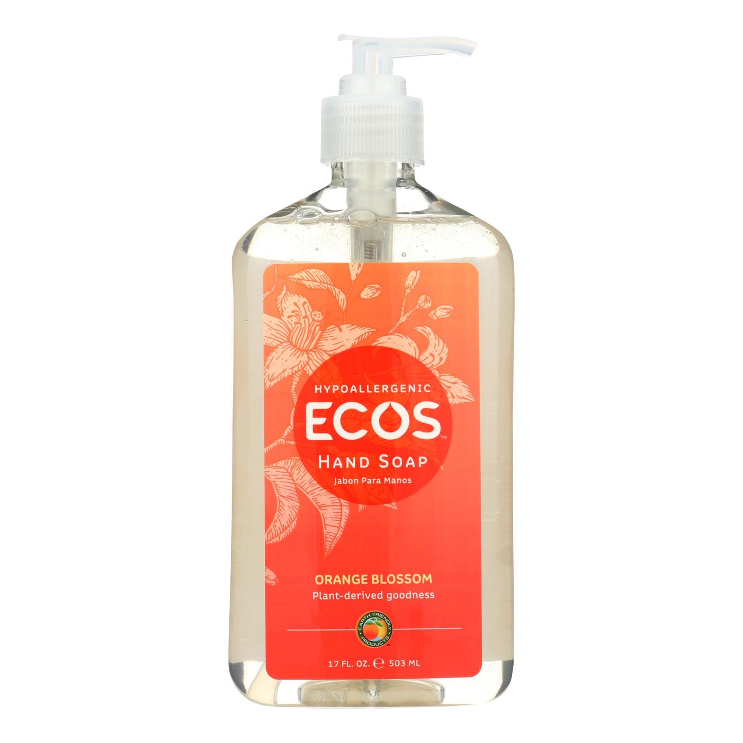 Earth Friendly Hand Soap - Orange Blossom - Case Of 6 - 17 Fl Oz