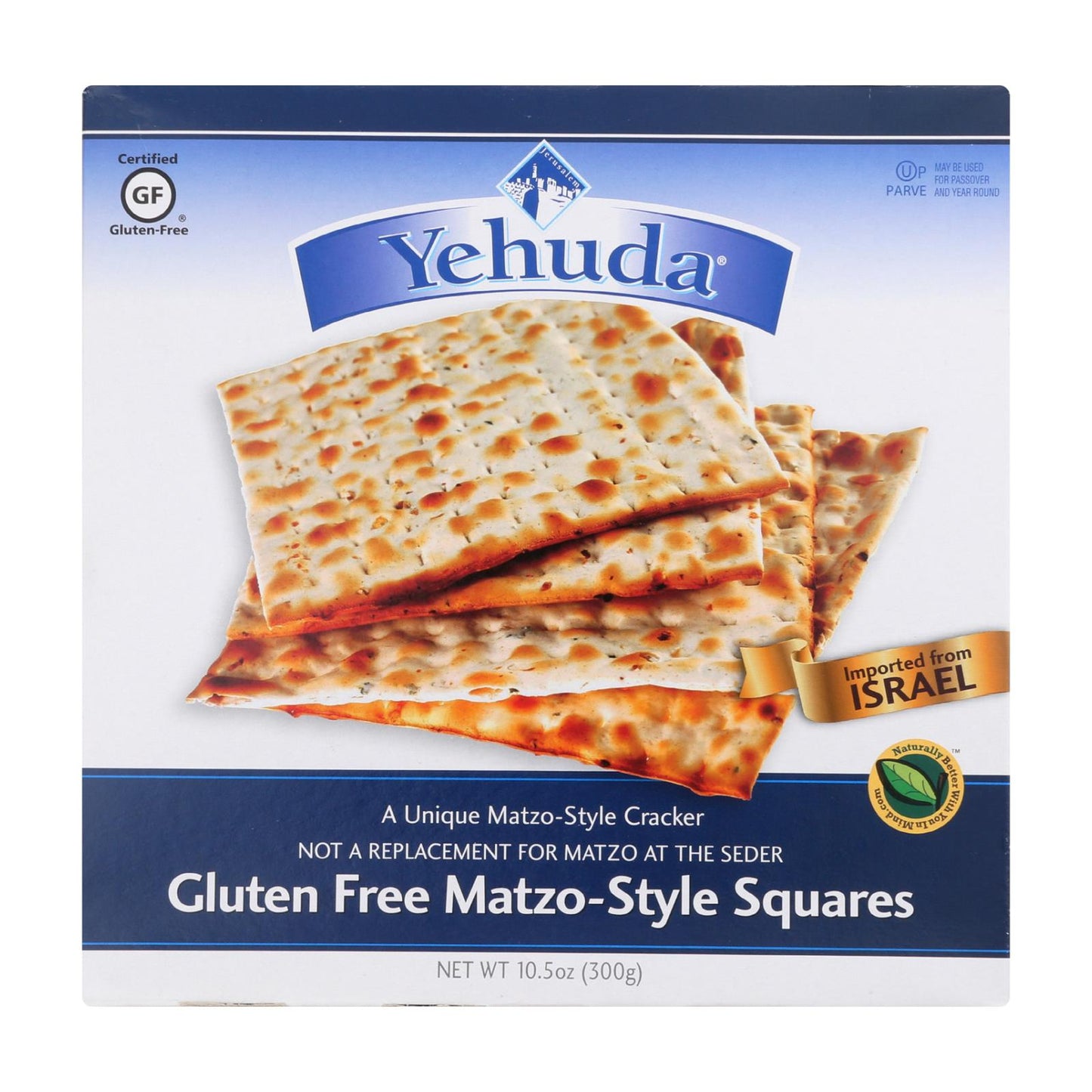 Yehuda Matzo Gluten Free Crackers - Case Of 12 - 10.5 Oz.