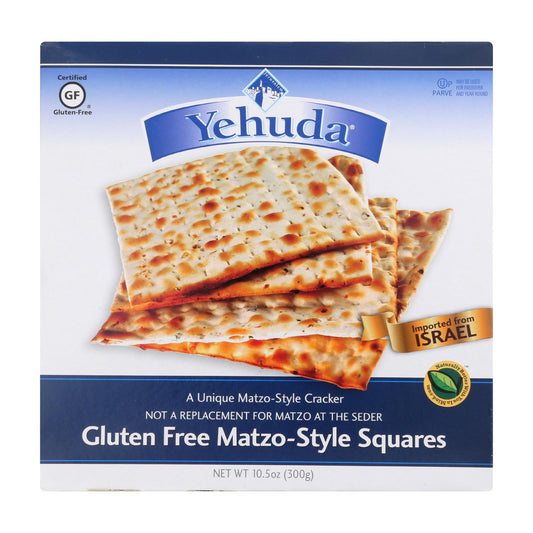 Yehuda Matzo Gluten Free Crackers - Case Of 12 - 10.5 Oz.