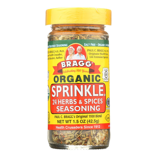 Bragg - Seasoning - Organic - Bragg - Sprinkle - Natural Herbs And Spices - 1.5 Oz - Case Of 12