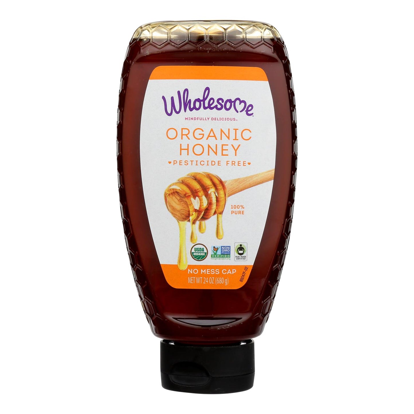 Wholesome! Organic Honey  - Case Of 6 - 24 Oz