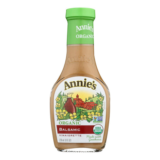 Annie's Naturals Vinaigrette Organic Balsamic - Case Of 6 - 8 Fl Oz.