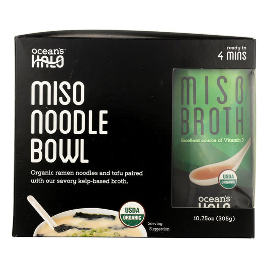 Ocean's Halo - Noodle Bowl Miso - Case Of 6 - 10.75 Oz