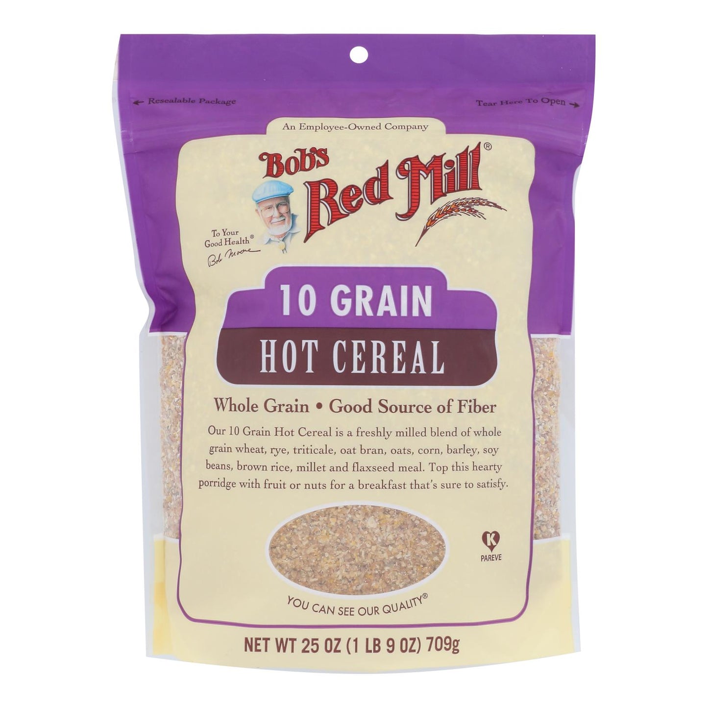 Bob's Red Mill - Cereal 10 Grain - Case Of 4-25 Oz