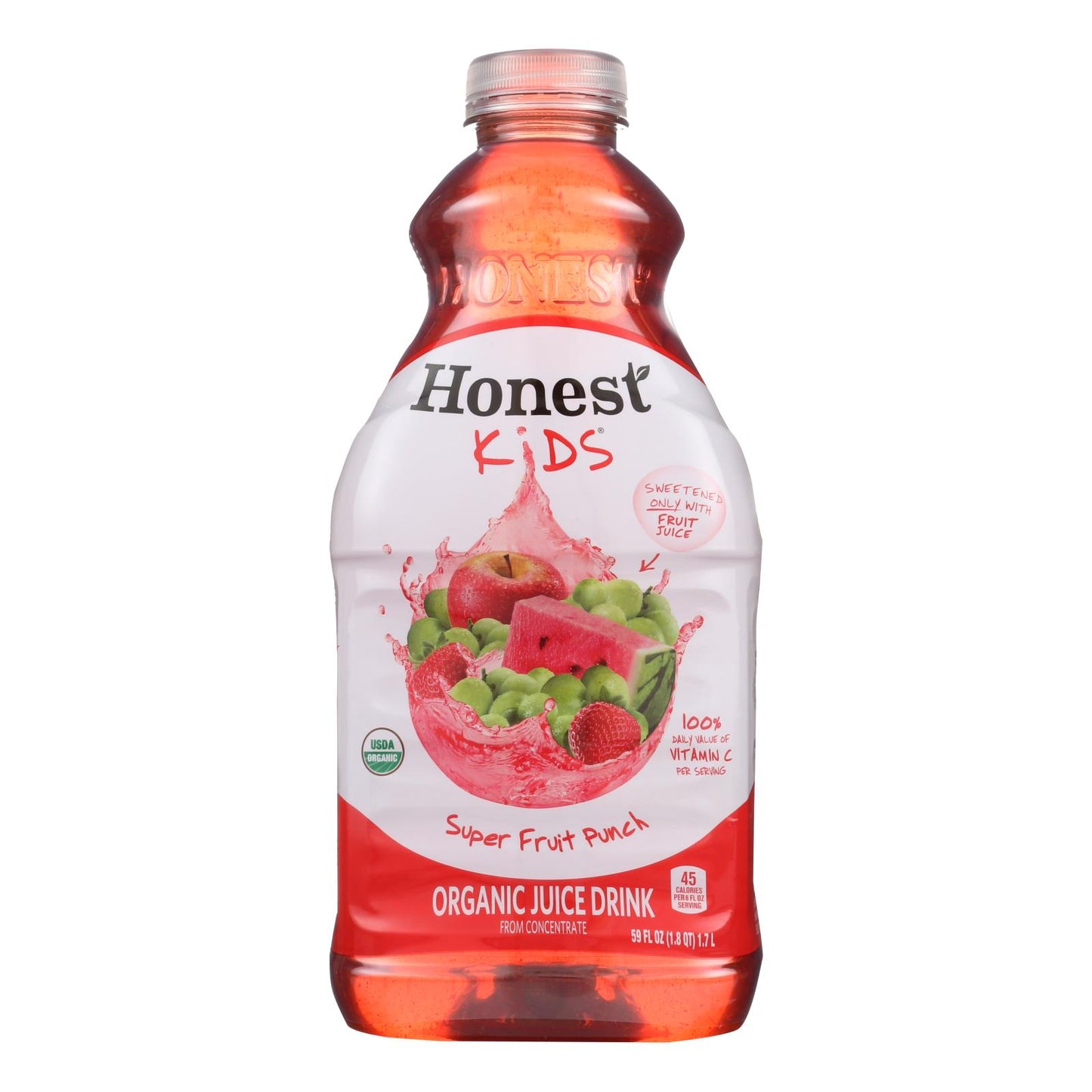 Honest Kids Honest Kids Super Fruit Punch - Fruit Punch - Case Of 8 - 59 Fl Oz.