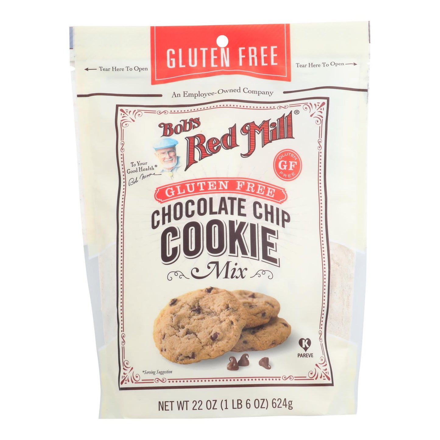 Bob's Red Mill - Cookie Mix Chocolate Chip Gluten Free - Case Of 4-22 Oz