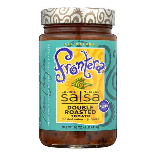 Frontera Foods Double Roasted Tomato Salsa - Tomato Salsa - Case Of 6 - 16 Oz.