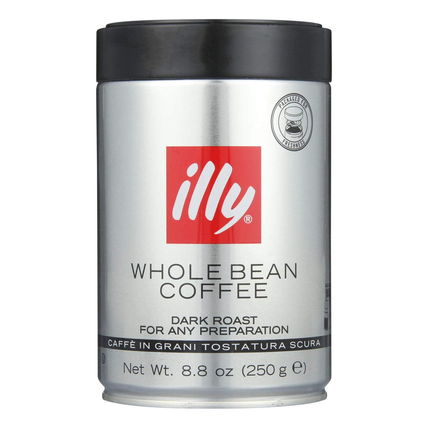 Illy Caffe Coffee Coffee - Whole Bean - Dark Roast - 8.8 Oz - Case Of 6